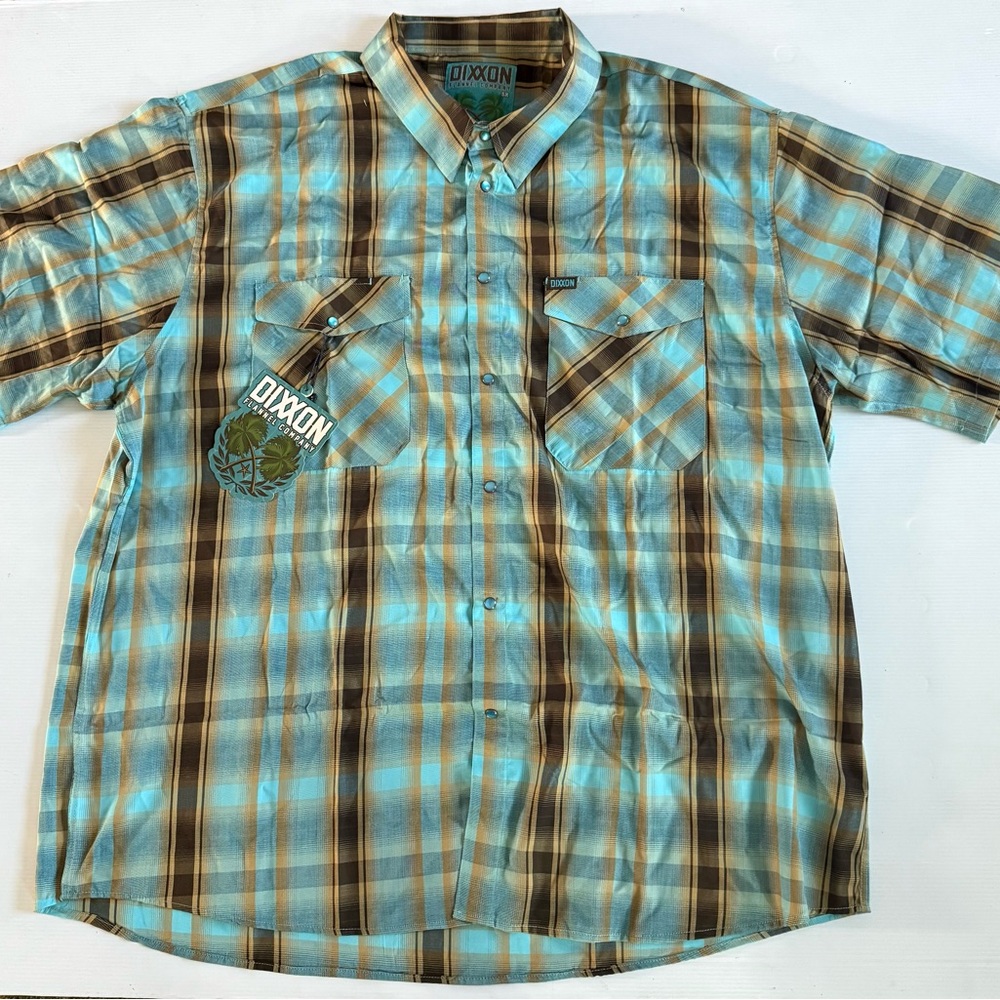 Dixxon Flannel Co. St. John‎ Bamboo Series 5XL Ocean BNIB